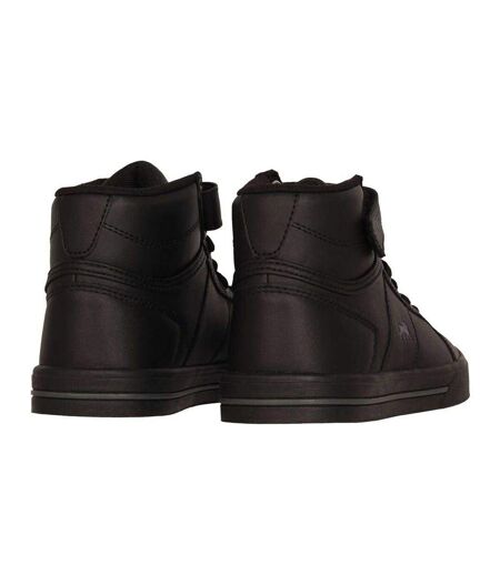 Childrens/kids Canons Trainers Black Charcoal Lonsdale