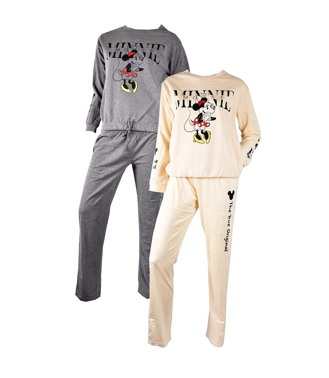 Pyjama Femme MINNIE en Coton -Chaleur,Douceur et Confort- Pack de 2 Pyjamas HU3548 Doublé Polaire