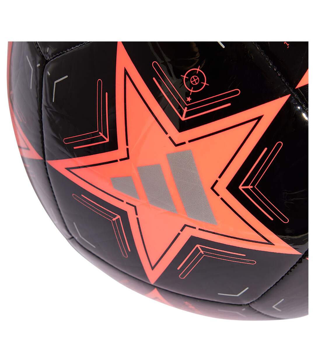 Ballon De Foot Motif/style Ligue Des Champions De L´uefa Ucl Club Taille 5 Rouge Adidas-4