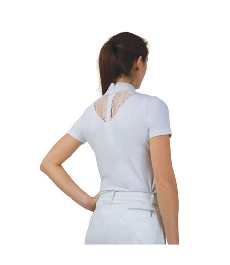 HyFASHION Womens/Ladies Lucie Lace Show Shirt (Blanc) - UTBZ4161