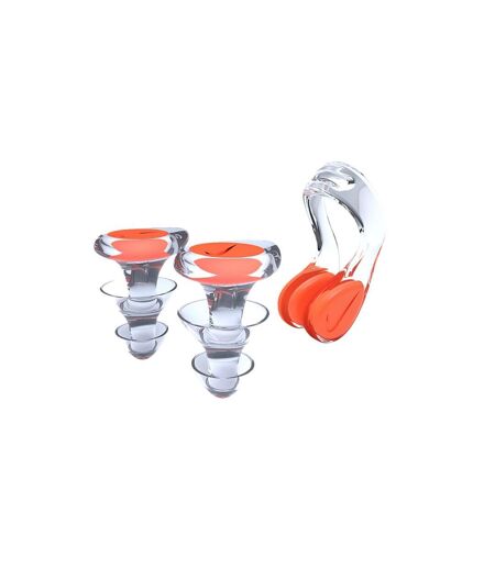 Set pince nez et bouchons d'oreilles orange homme nike nessa - taille unique