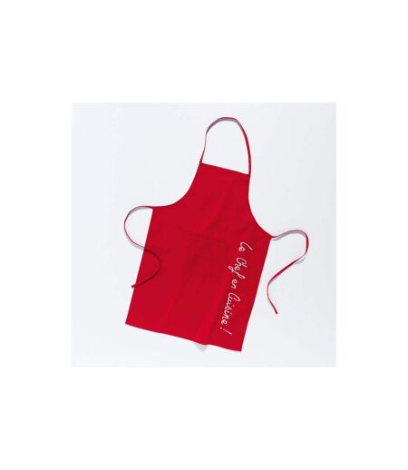 Tablier de Cuisine Cuistot 84cm Rouge