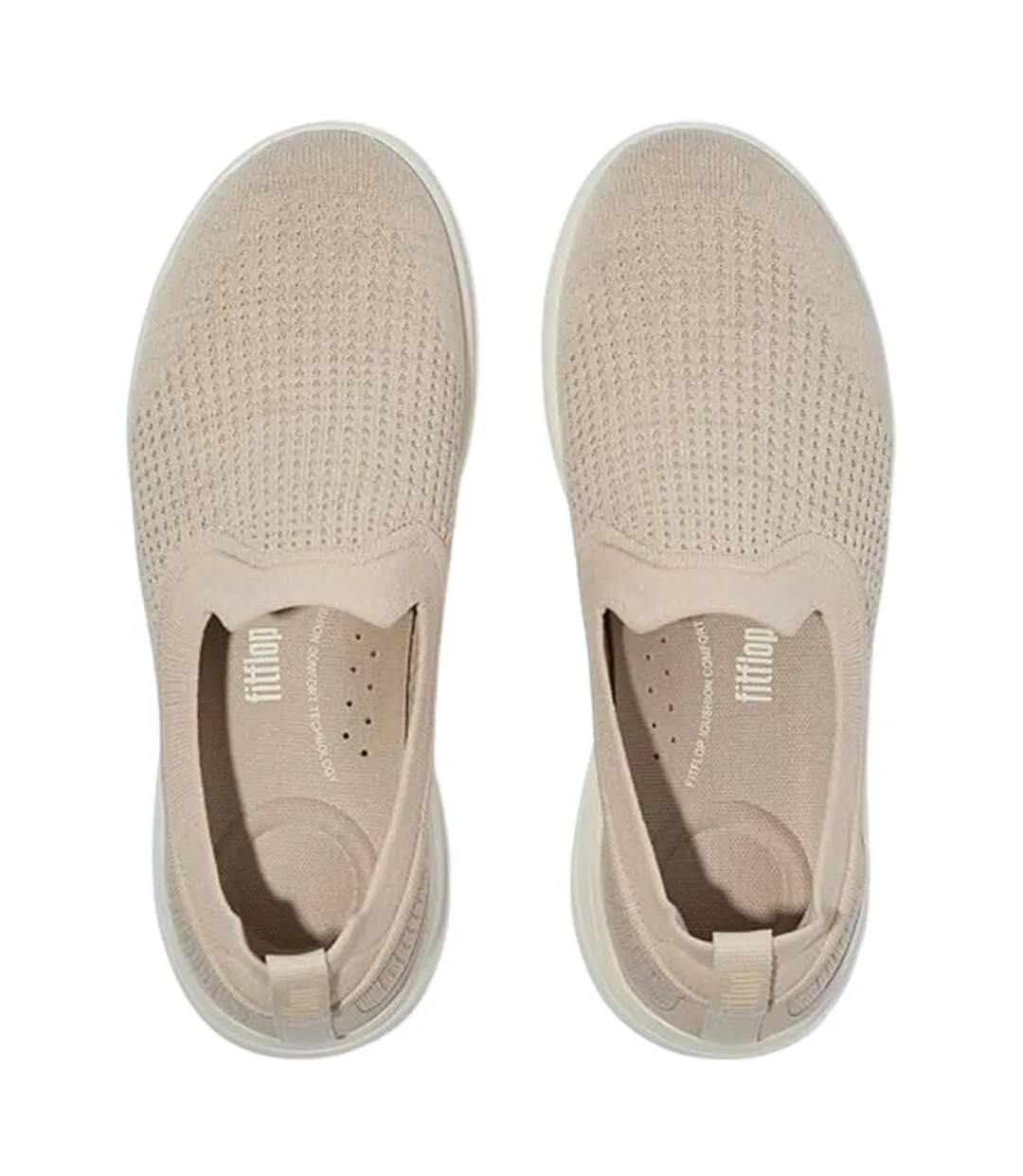 Baskets Super-q Femme Beige Pierre Blanc Cassé FitFlop-3