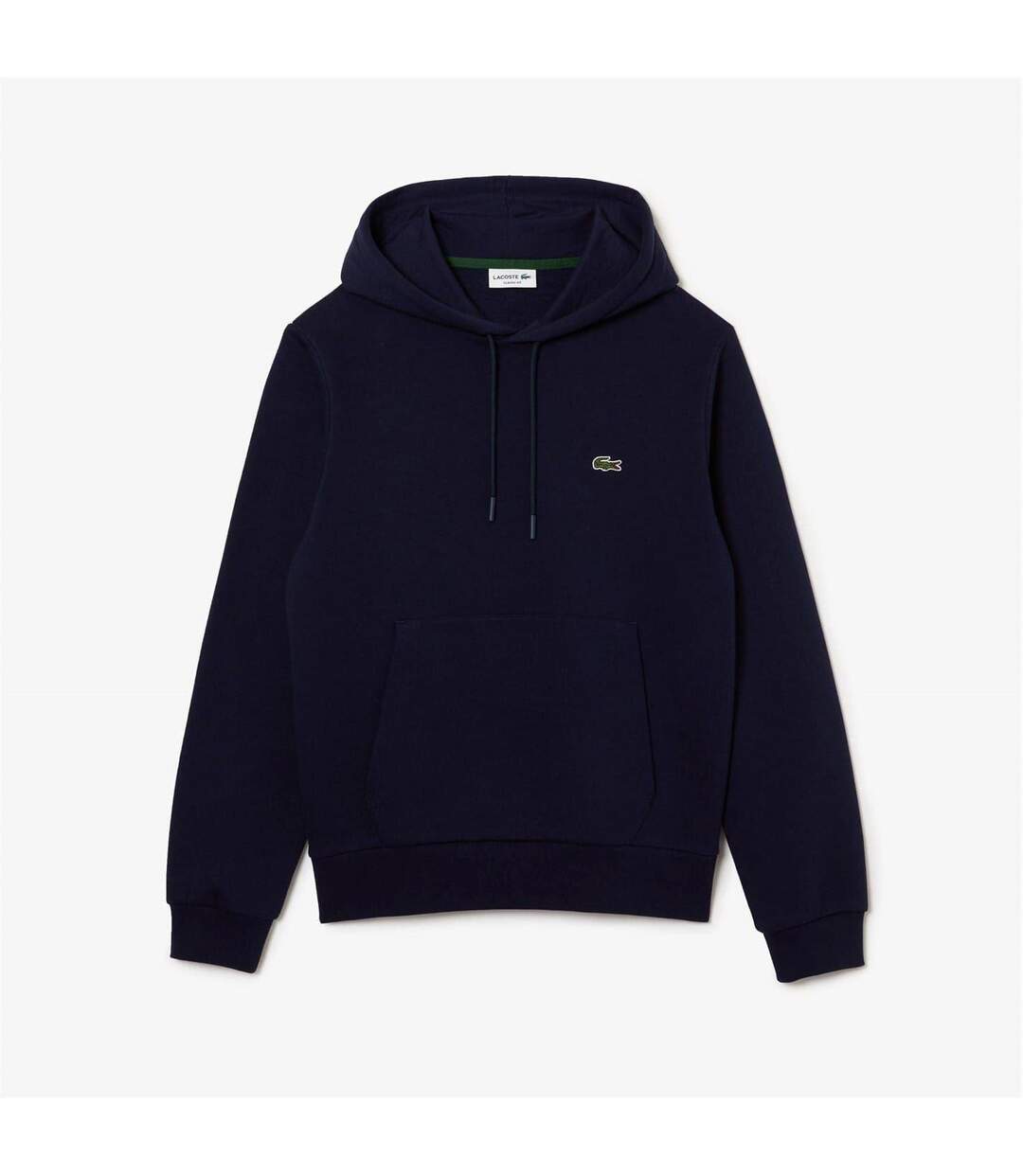 Mens Fleece Pull Over Sport Hoodie Navy Lacoste-2