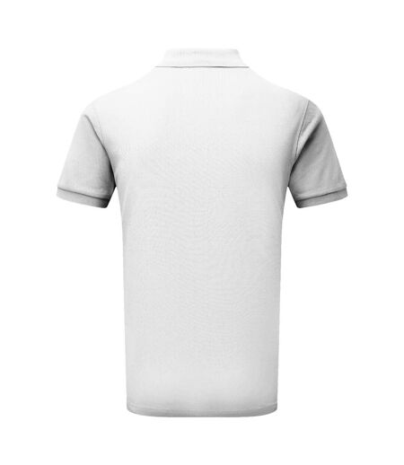 Mens glacier tech polo shirt white Asquith & Fox