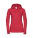 Sweat À Capuche Authentic Femme Rouge Russell-1