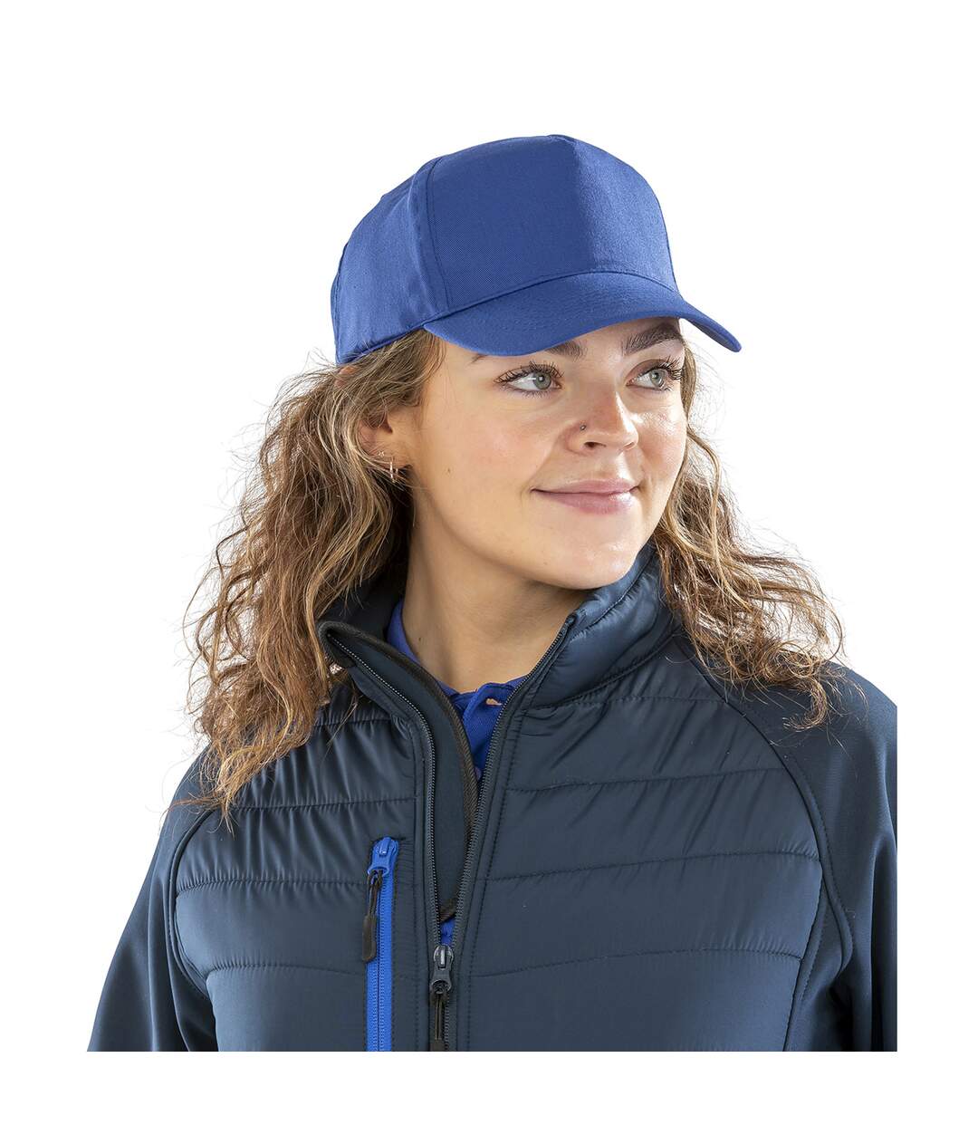Casquette De Baseball Core Printers Bleu Roi Result Genuine Recycled-1