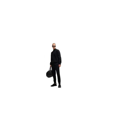 Mens Zhine Regular Long-sleeved Jumper Black Boss