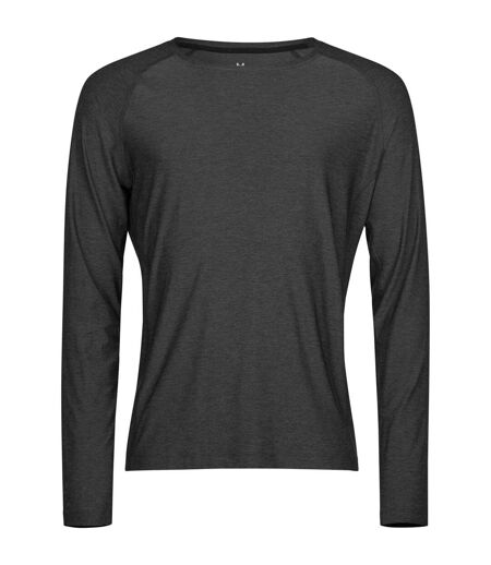 T-shirt Court Homme Noir Chiné Tee Jays
