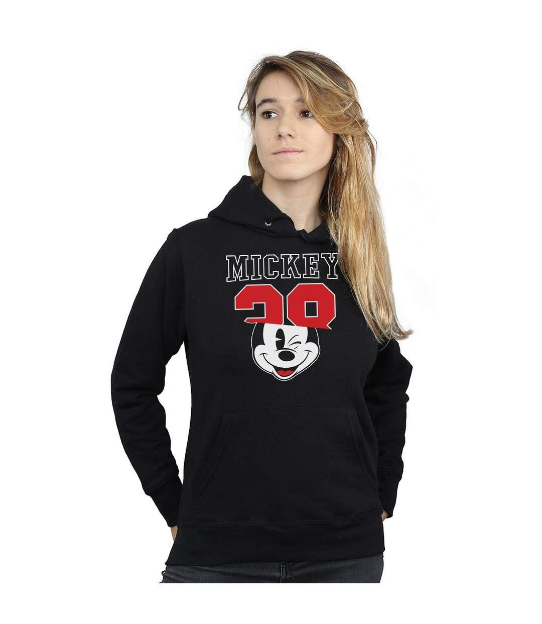 Disney - Sweat à capuche MICKEY MOUSE SPLIT - Femme (Noir) - UTBI10621-2