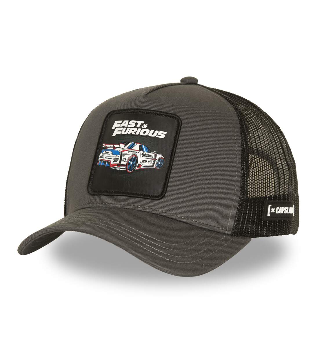 Casquette trucker avec filet et patch Fast and Furious Drift Capslab-1