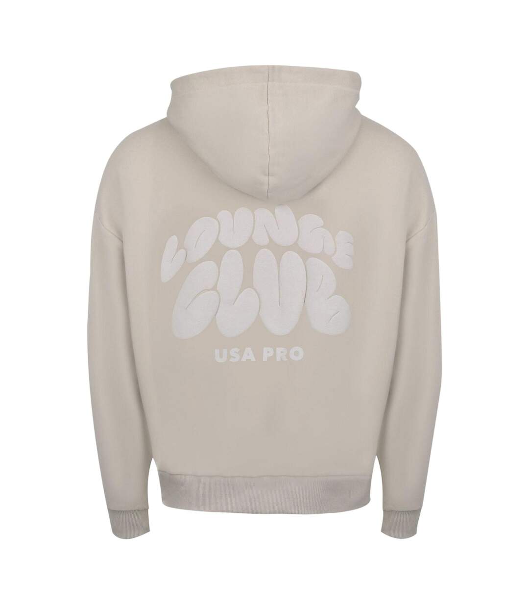 Unisex Adult Oversized Hoodie Moon Cream USA Pro-2
