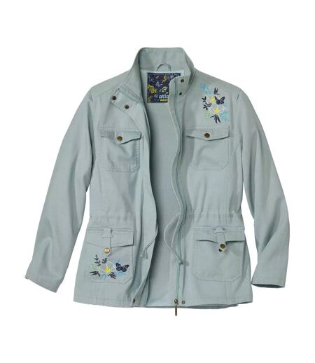 Veste saharienne femme bleu Atlas for Women