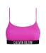 Haut De Maillot De Bain Motif/style Deux Tons Femme Violet Calvin Klein-1