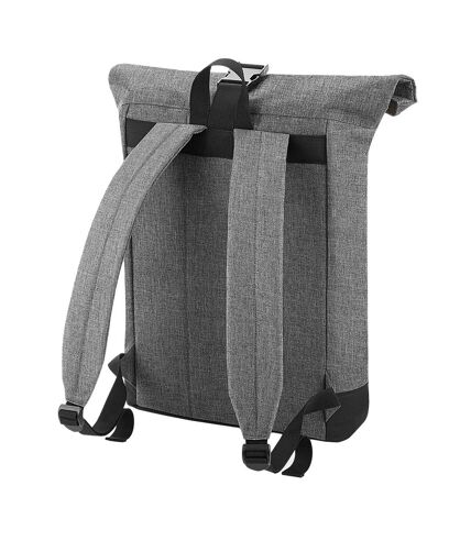 Bagbase Roll Top Knapsack (Grey Marl/Black) (One Size) - UTRW9866