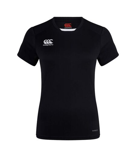 Womens/ladies Club Dry Club T-shirt Black Canterbury