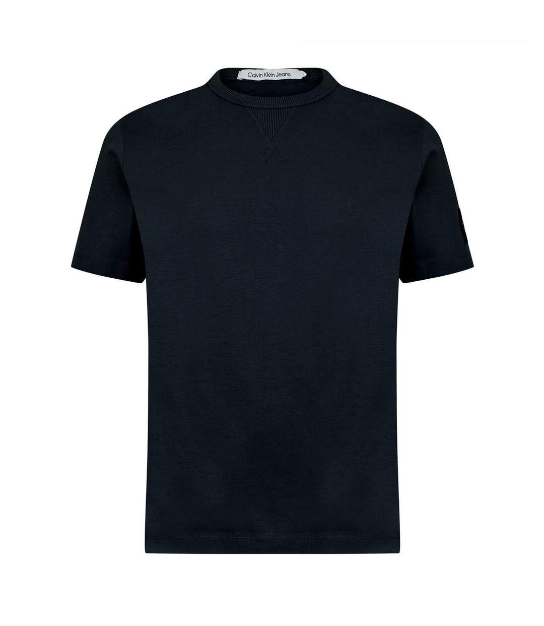 T-shirt Motif/style Badge Homme Bleu Nuit Calvin Klein-1