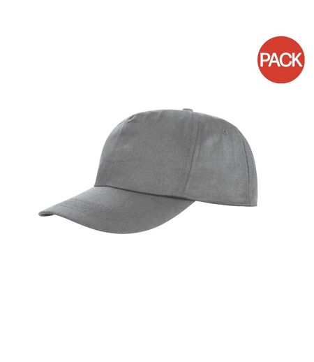 Lot de 2  casquettes houston adulte gris Result