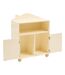 Bibliothèque enfant 2 portes et 1 niche BOULI - Beige-3