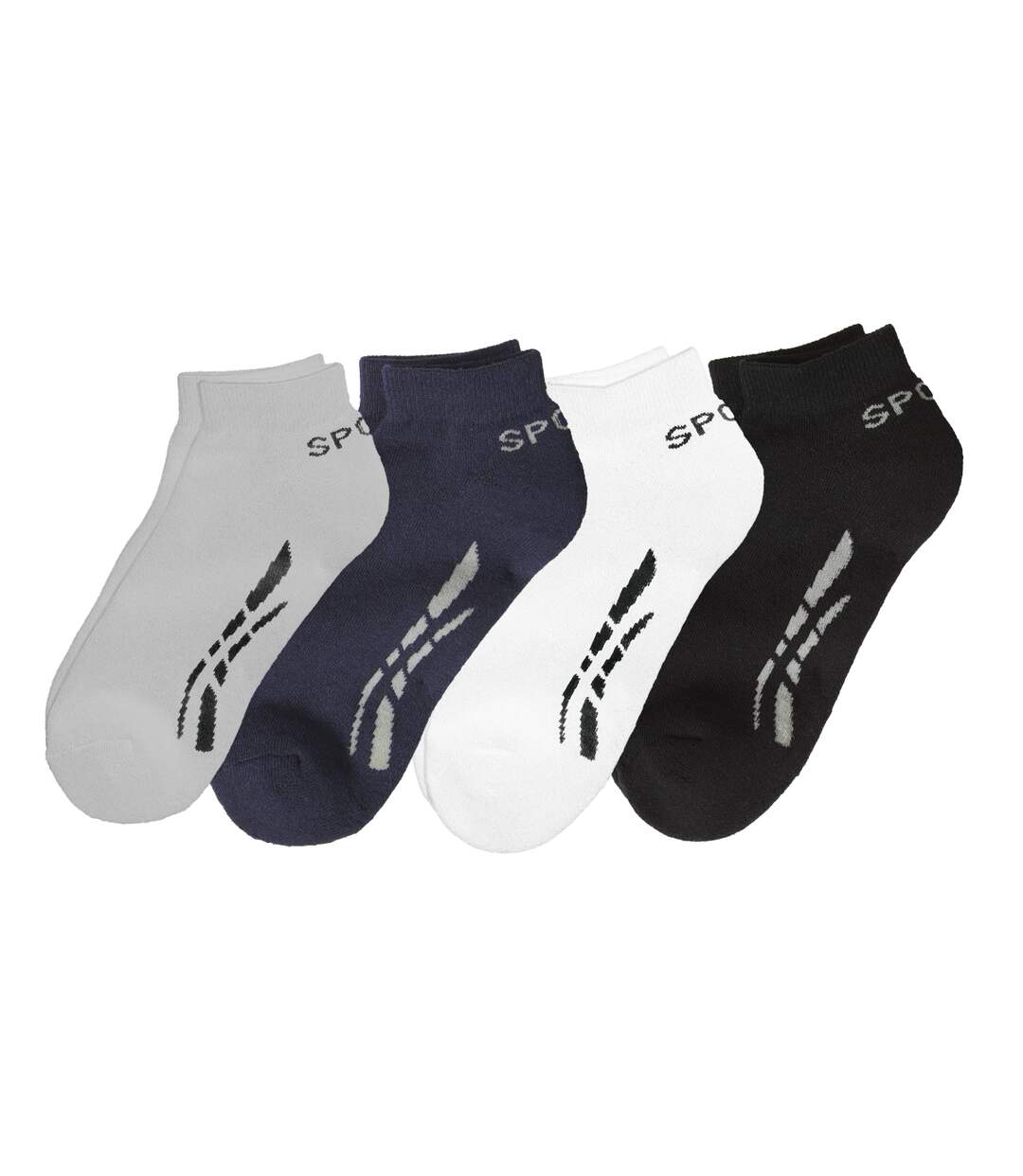 Le Lot de 4 Paires de Socquettes Sport-1