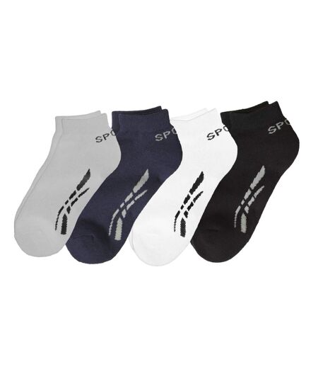 Le Lot de 4 Paires de Socquettes Sport