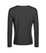 Mens cooldry long-sleeved t-shirt black melange Tee Jays