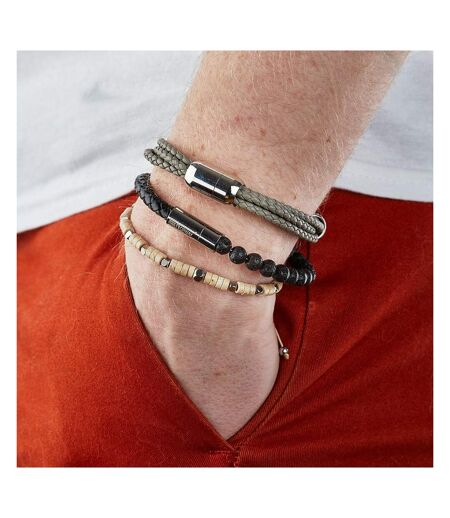 Bracelet noir homme geographical norway 315022 - taille unique