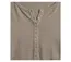 MAYFLOWER NINON3 : Tee-shirt manches longues taupe en coton flammé avec patte boutonnée-4