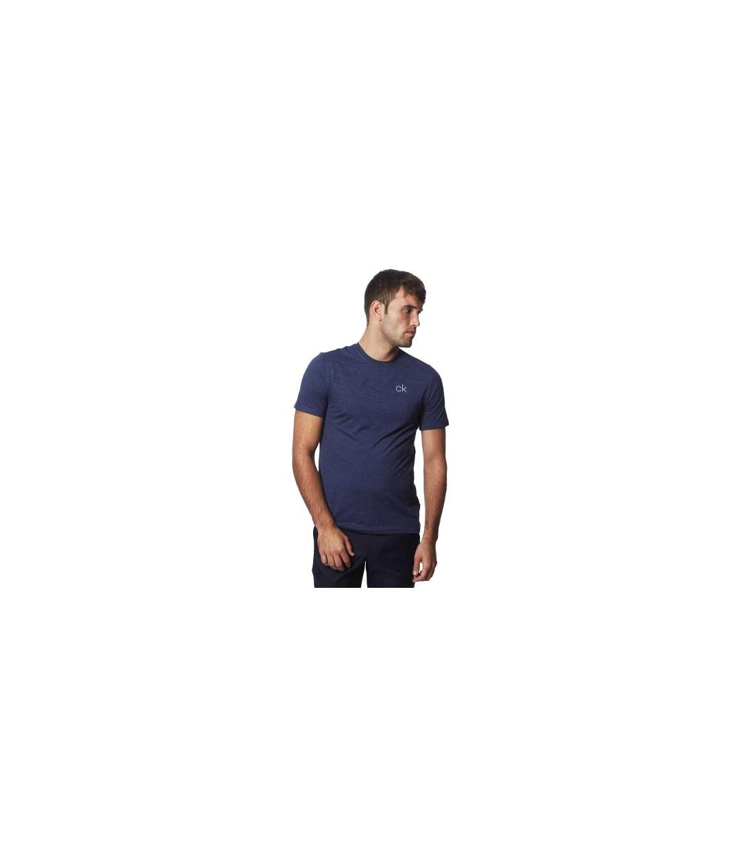 Mens Newport Golf T-shirt Navy Marl Calvin Klein-1