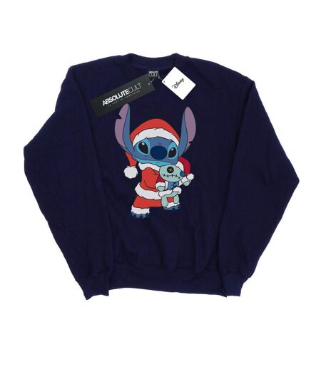 Disney - Sweat LILO AND STITCH STITCH CHRISTMAS - Femme (Bleu marine) - UTBI13621