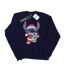 Disney - Sweat LILO AND STITCH STITCH CHRISTMAS - Femme (Bleu marine) - UTBI13621-1