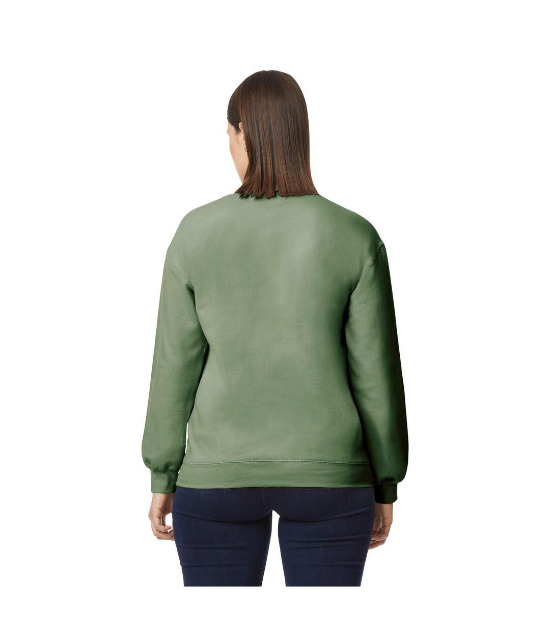 Pull Softstyle Adulte Vert Kaki Gildan-2