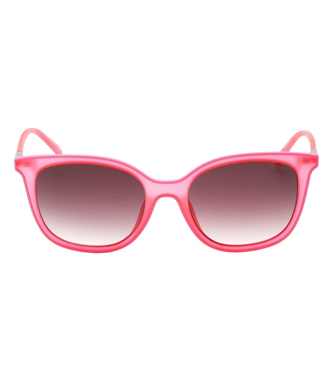 Lunettes De Soleil Motif/style Dégradé Femme Taille Unique Rose Marron Guess-1