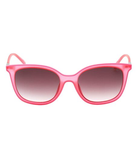Lunettes De Soleil Motif/style Dégradé Femme Taille Unique Rose Marron Guess