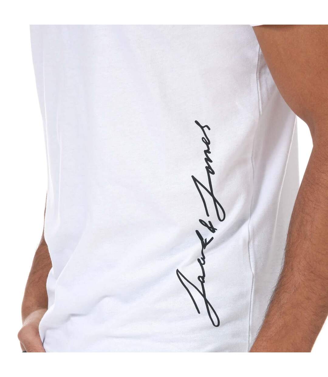 Pack Of 5  Mens Crew Neck T-shirt  Blue Multicoloured Jack And Jones-4