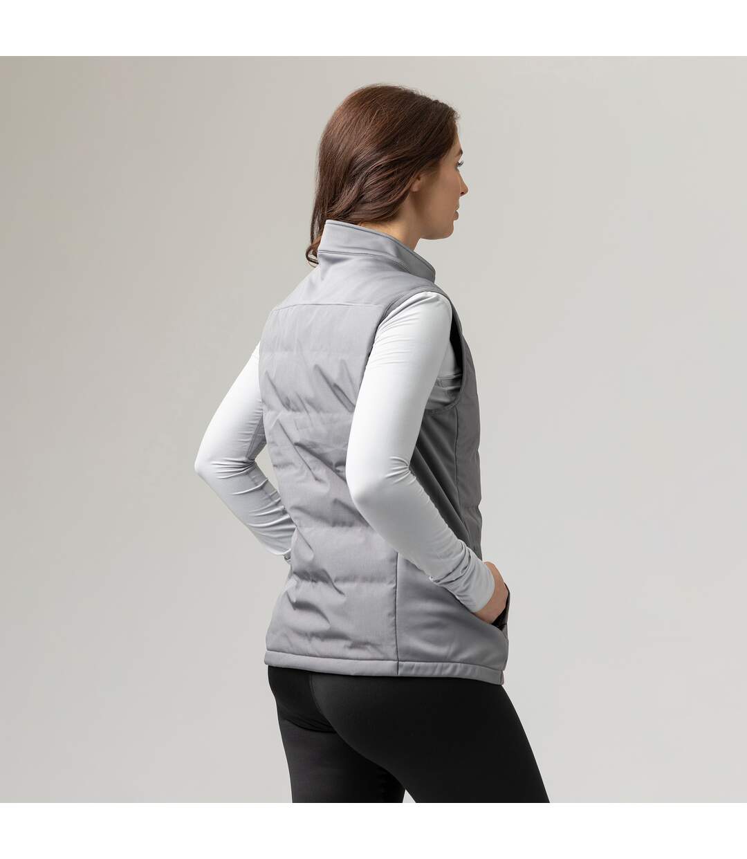 Gilet isolé doublé polaire pour femme pour l'hiver-7