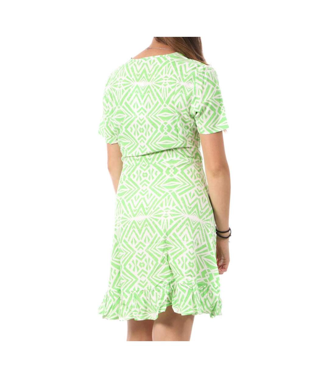 Robe Vert Femme Only Marlie Wrap - L-2