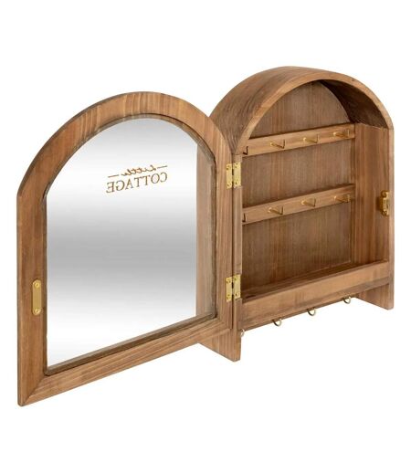 Boîte à Clés en Bois Roxie 28cm Marron
