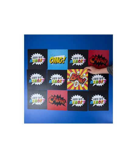 Jeu du Memory Géant 30 Cartes 20cm Multicolore