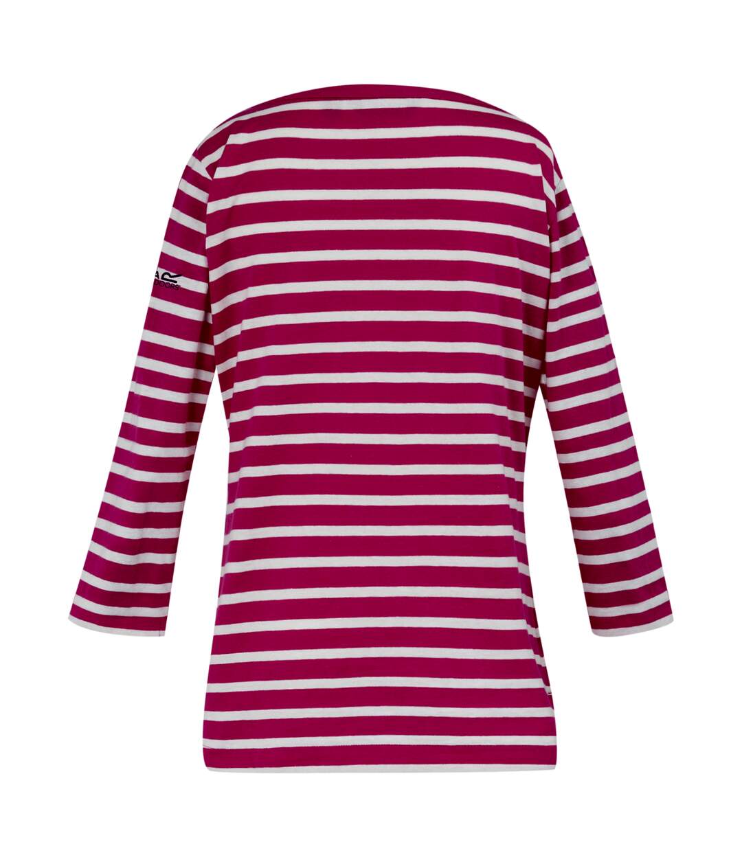 Womens/ladies bayletta 3/4 sleeve top hot pink/white Regatta