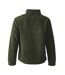 Unisex Adult Borg Quarter Zip Fleece Jacket Olive Green Ravine-3