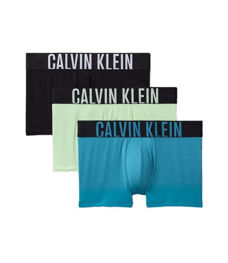 X3 boxers marine/vert homme calvin klein jeans trunk