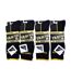 Chaussettes de Travail TRACTO pour Homme Résistance et Qualité Pro - Pack de 4-2