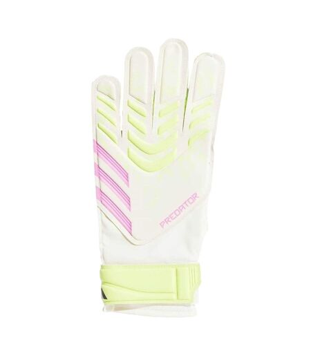 Gants De Gardien De But Entraînement Predator Adulte Blanc Jaune Adidas