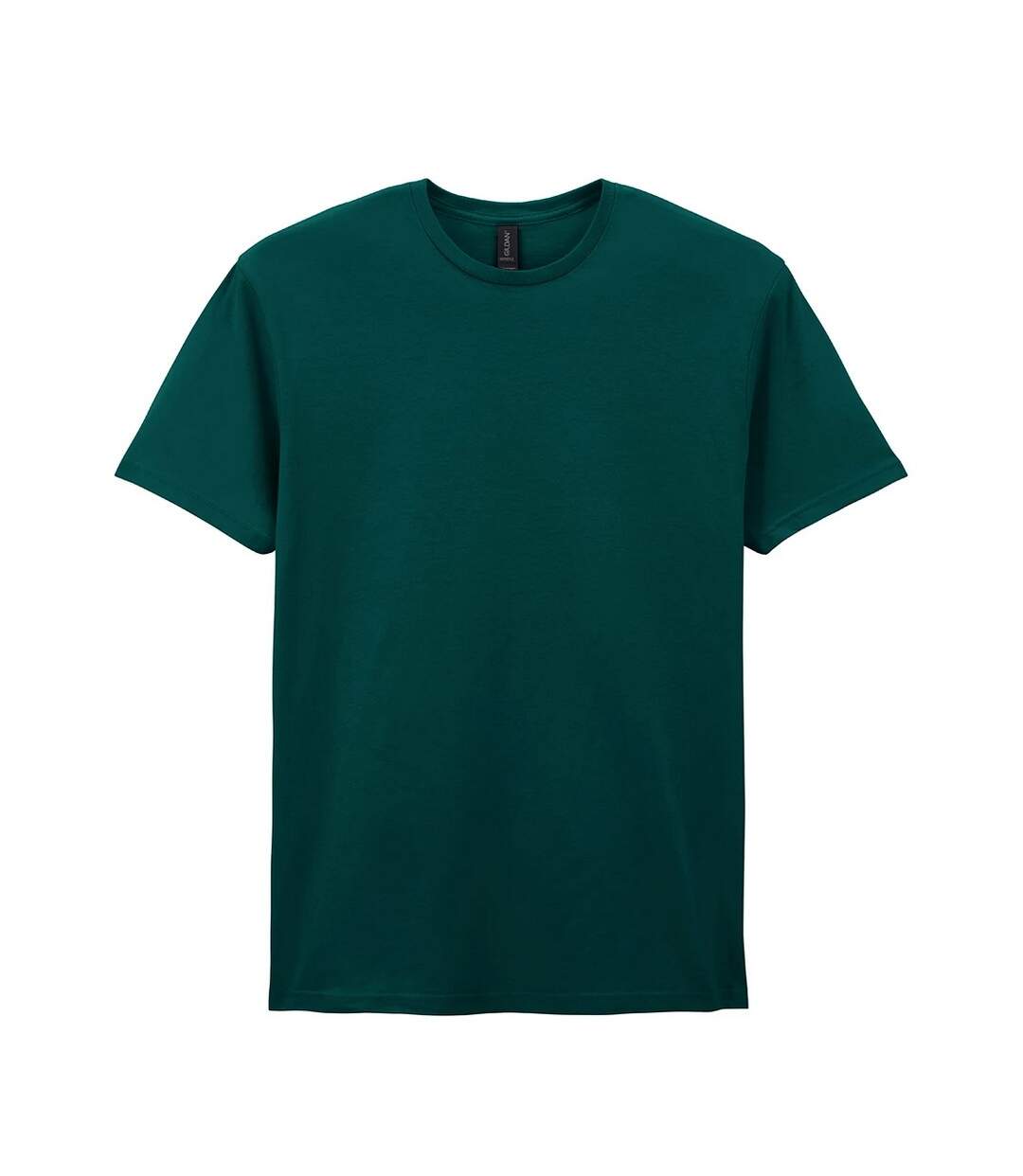 Mens Soft Style Ringspun T Shirt Fan Marine Green Gildan-1