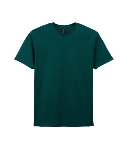 Mens Soft Style Ringspun T Shirt Fan Marine Green Gildan