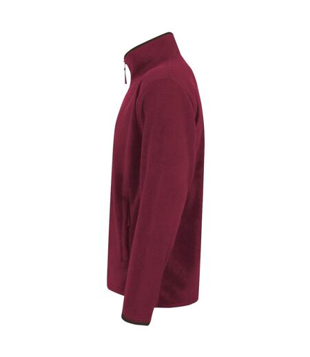 Veste polaire artisan femme bordeaux / marron Premier