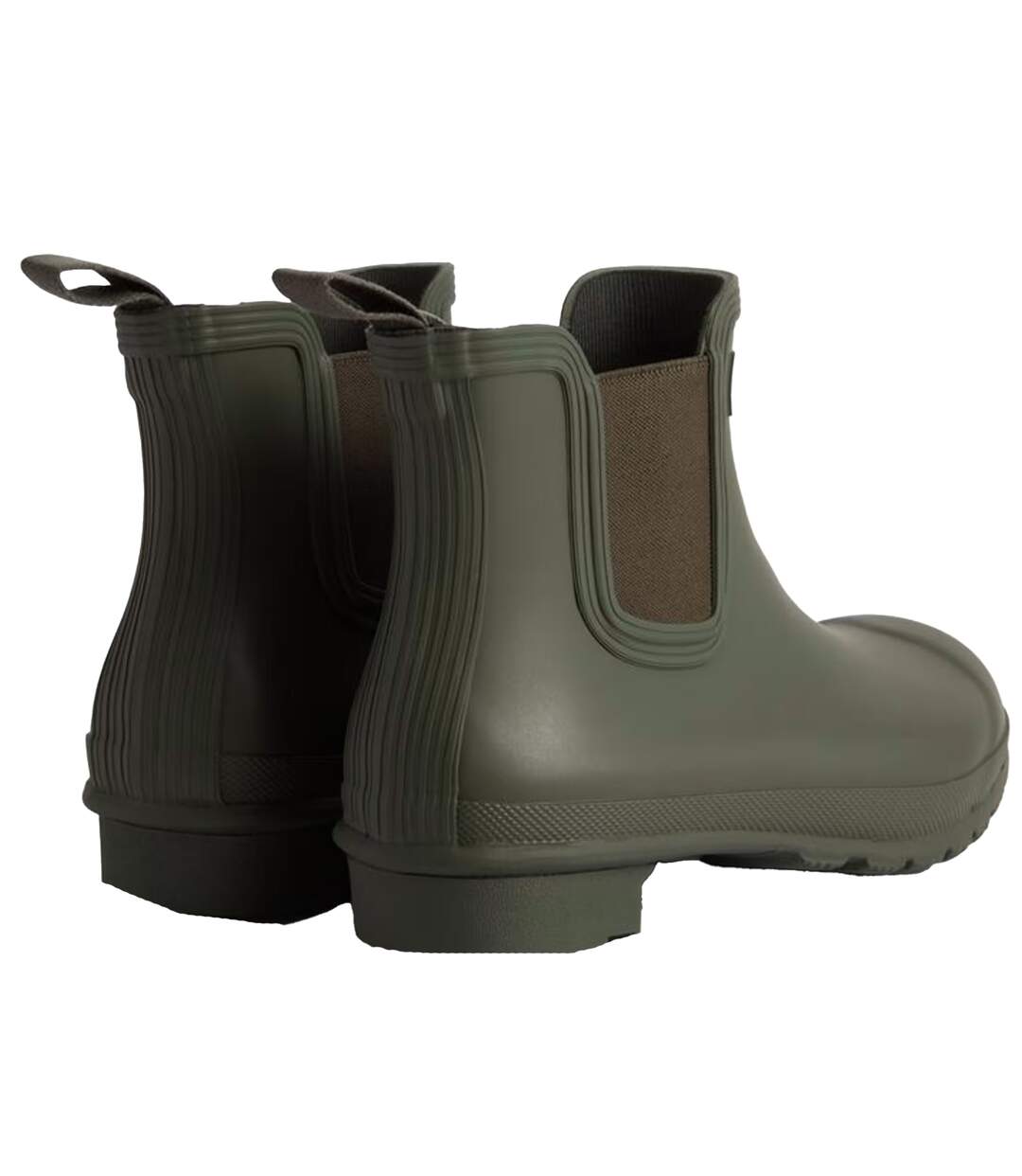 Womens/ladies Original Chelsea Boots Dark Olive Hunter-2