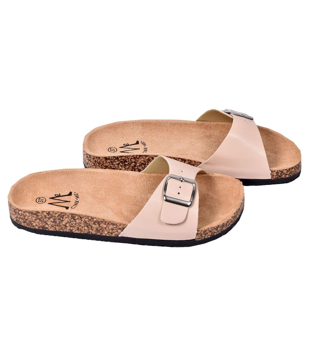 Sandale Mule Femme PREMIUM - Chaussure d'été Qualité et Confort - R93 BEIGE