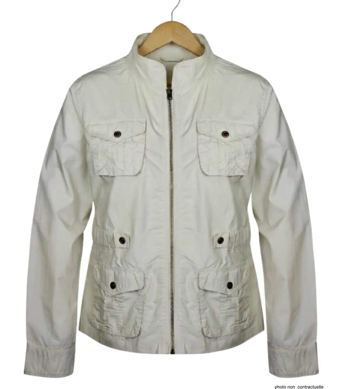 Veste Saharienne Zippée Femme Sable (Réf. AE1165SA)-5